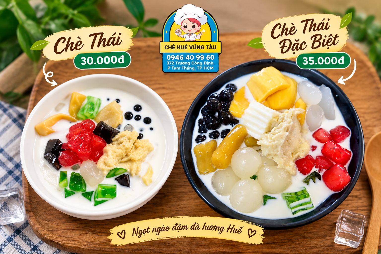 Chè Thái và Chè Thái Đặc Biệt tại Chè Huế Vũng Tàu